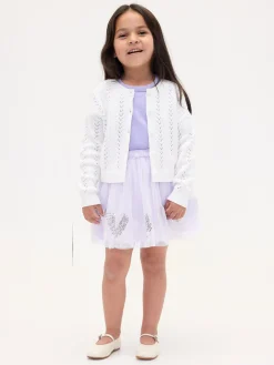 Baby & Toddler Tulle & Sequin Heart Skirt