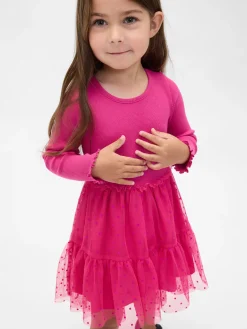 Baby & Toddler Tulle Mixed Media Dress