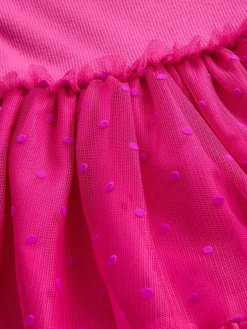 Baby & Toddler Tulle Mixed Media Dress