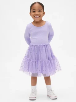 Baby & Toddler Tulle Mixed Media Dress