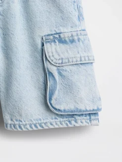 Baby & Toddler UltraSoft Denim Pull-On Cargo Shorts