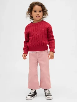 Baby & Toddler Velvet Bow Stride Jeans