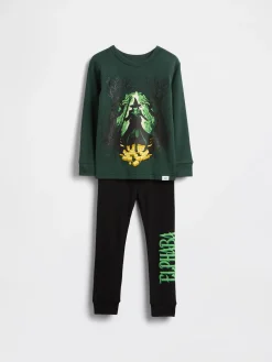 Baby & Toddler Wicked Organic Brushed Cotton PJ Set