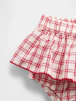 Baby Brannan Bear Tank Top & Plaid Skort Set