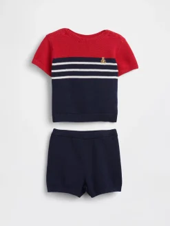 Baby Colorblock Sweater Outfit Set