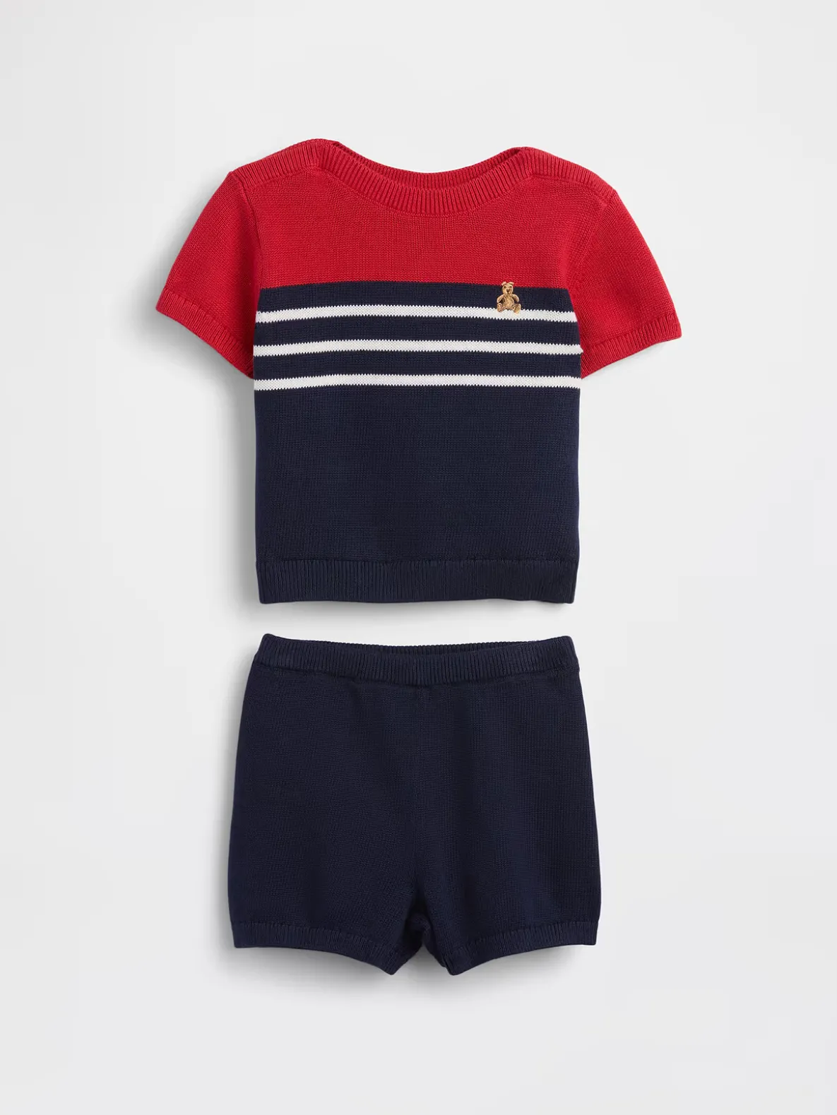 Baby Colorblock Sweater Outfit Set