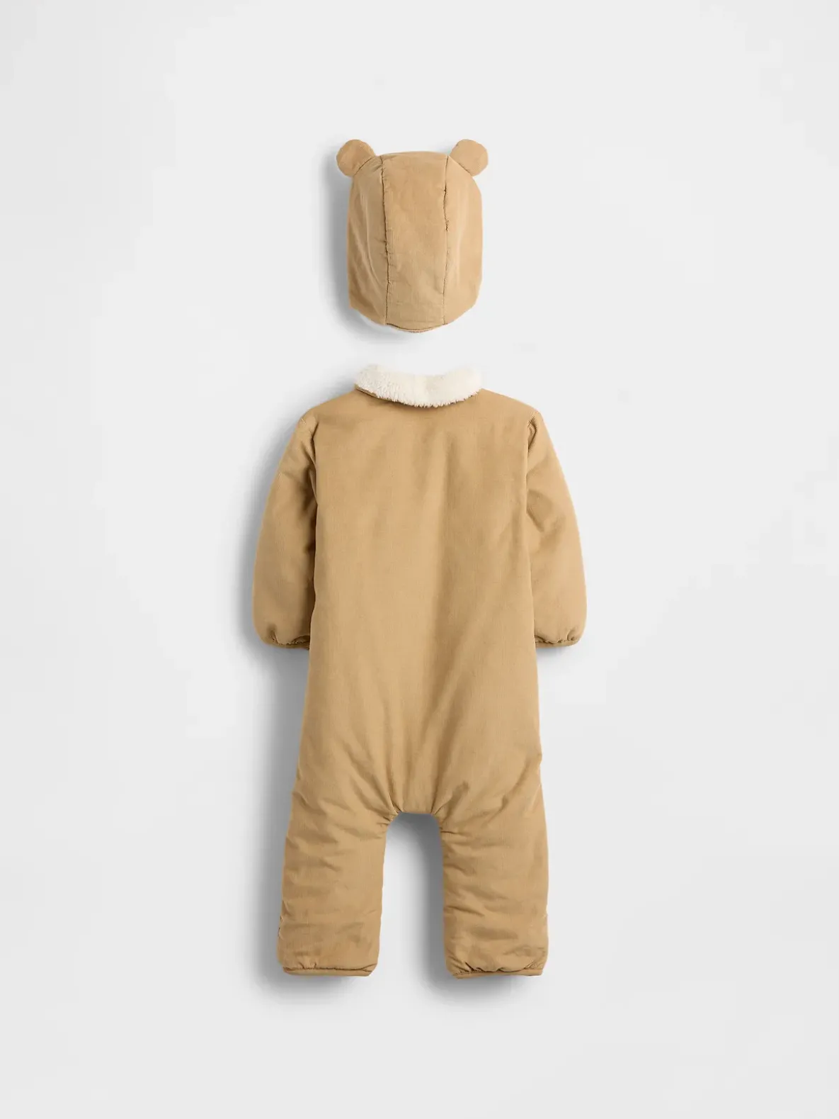 Baby Corduroy & Sherpa One-Piece Outfit Set