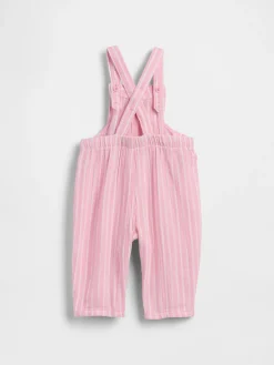 Baby Cotton-Gauze Brannan Bear Overalls