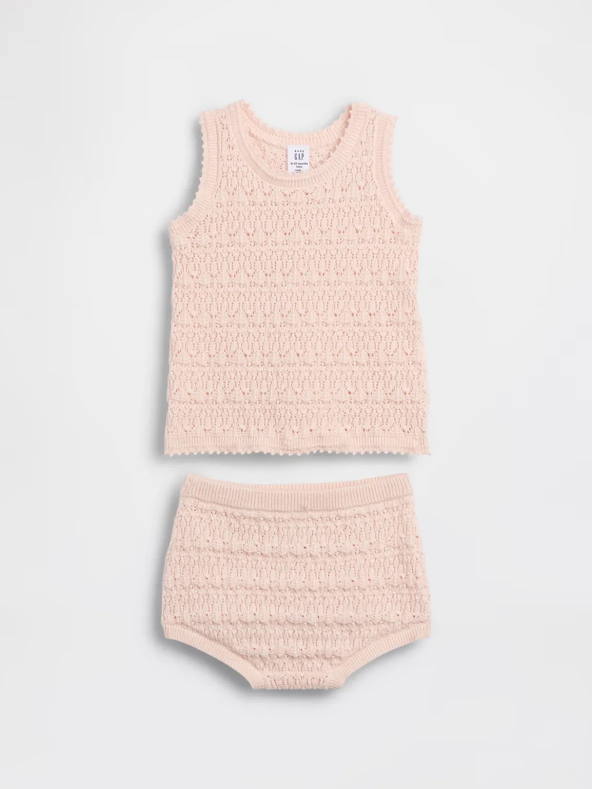 Baby Crochet Tank Outfit Set