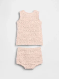 Baby Crochet Tank Outfit Set