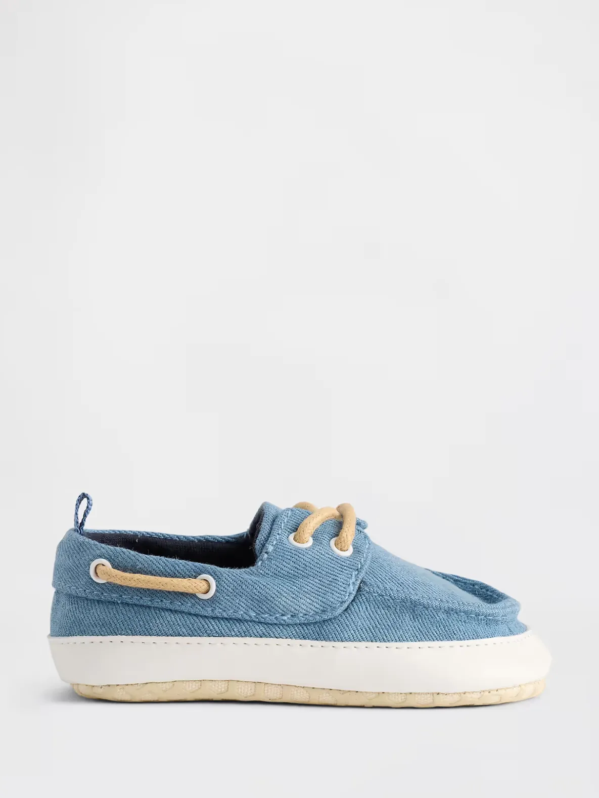 Baby Denim Boat Shoes