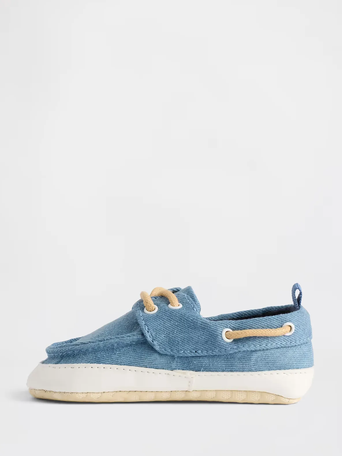 Baby Denim Boat Shoes
