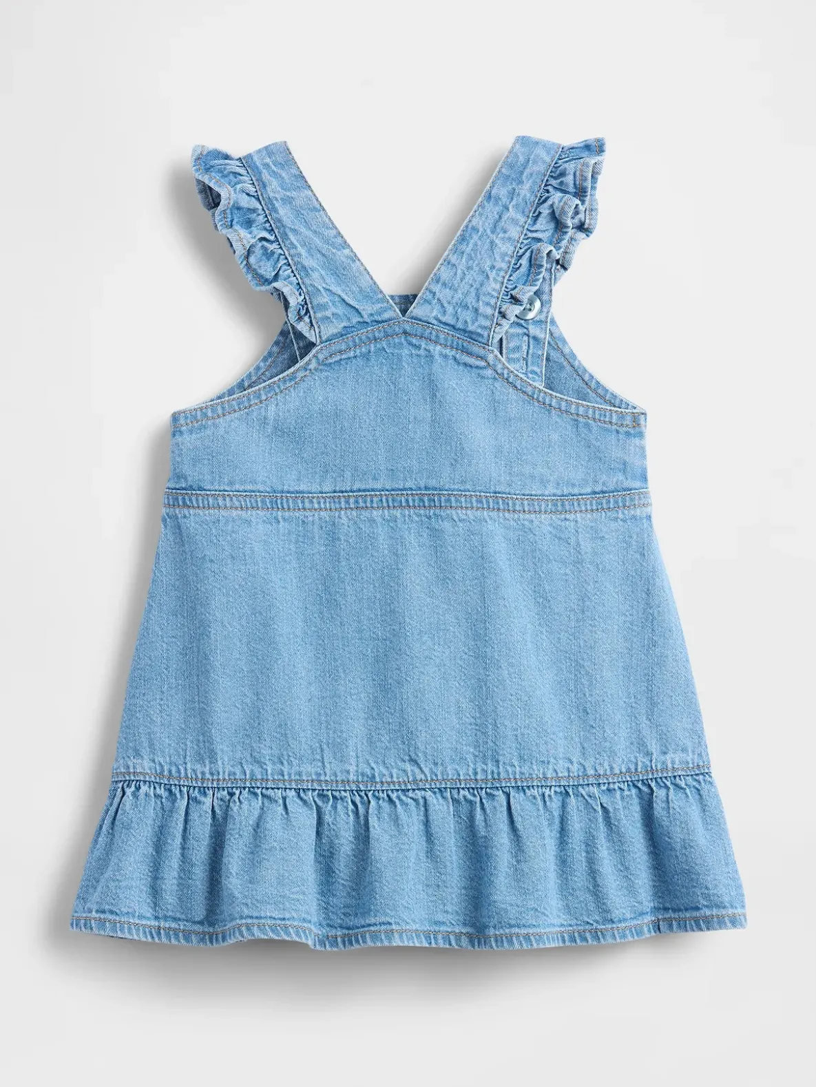 Baby Denim Cherry Skirtall Set