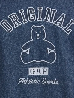 Baby Denim Gap Logo Shorty One-Piece