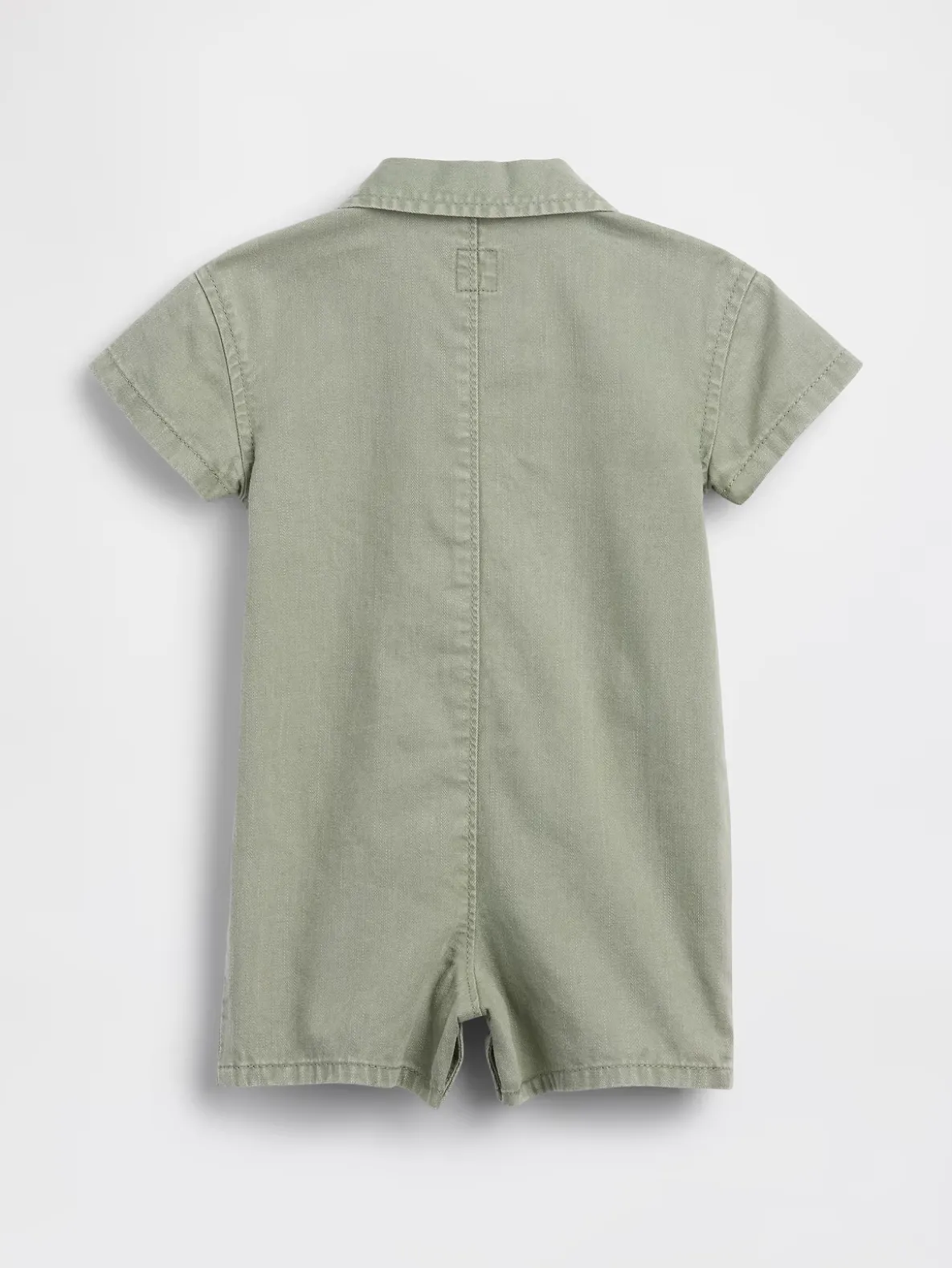 Baby Denim Pocket Shorty One-Piece