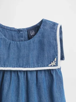 Baby Denim Sailor Bubble Bodysuit