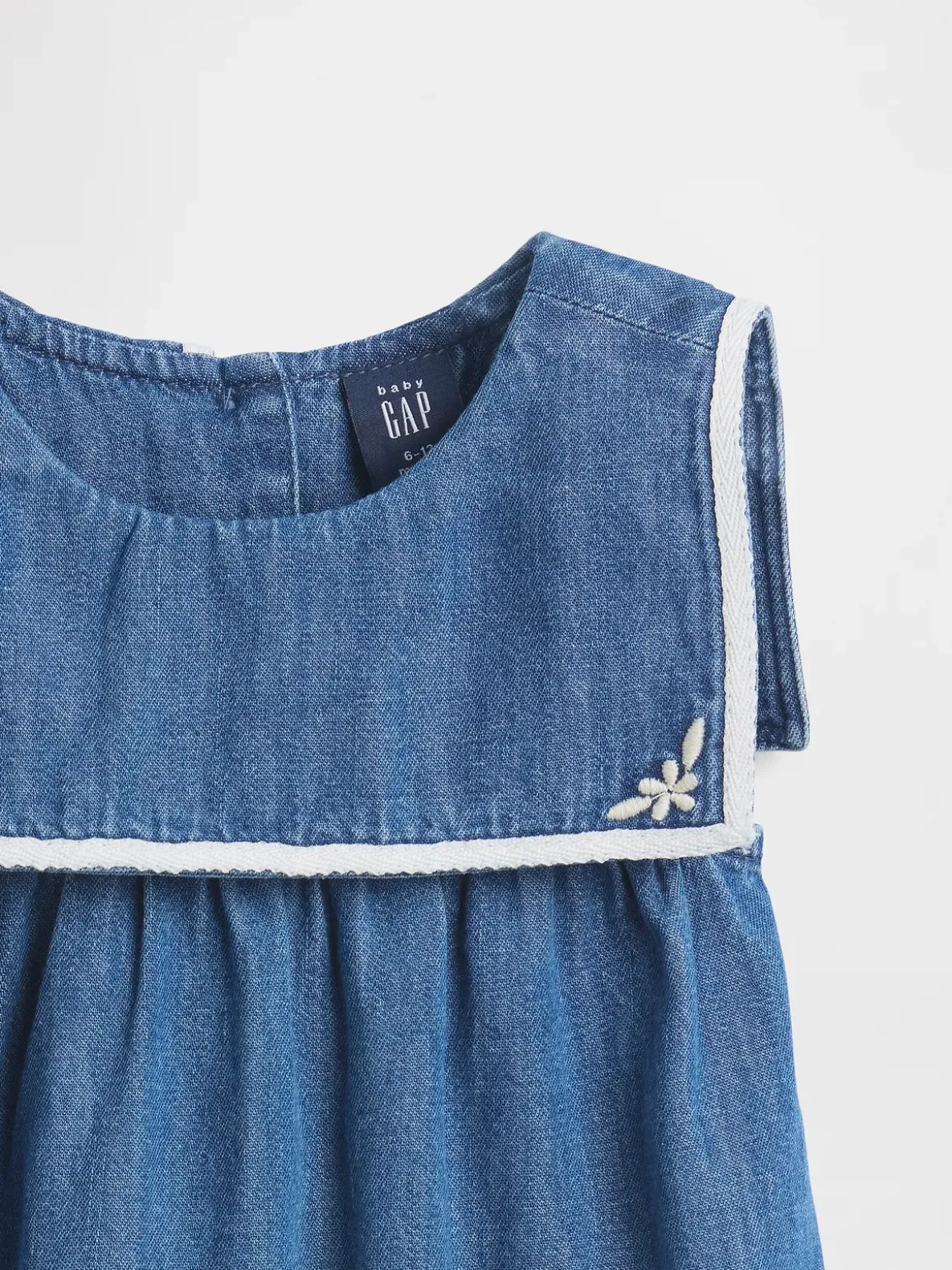 Baby Denim Sailor Bubble Bodysuit