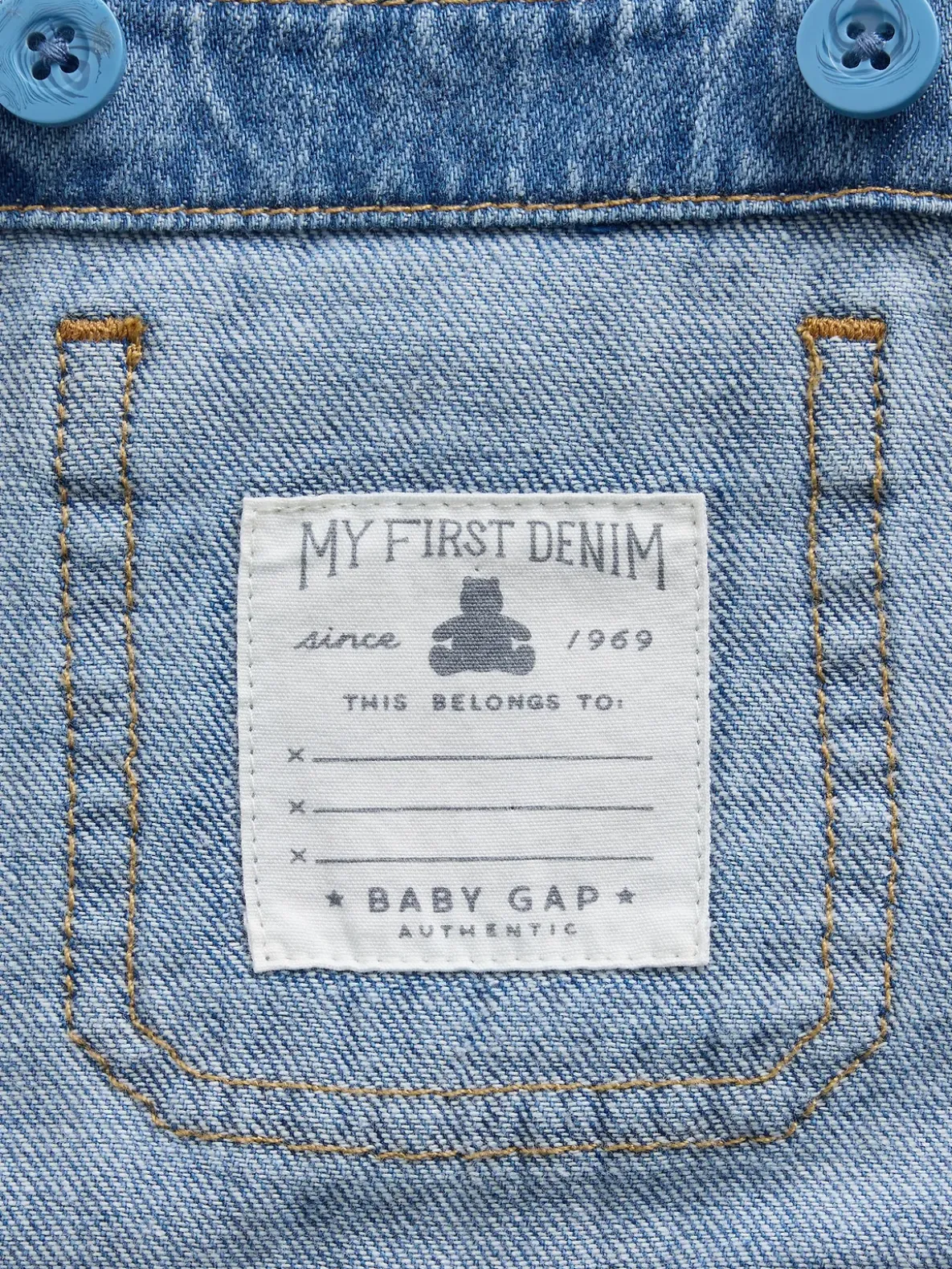 Baby Denim Shortalls