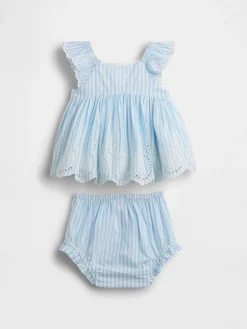 Baby Eyelet Outfit Set