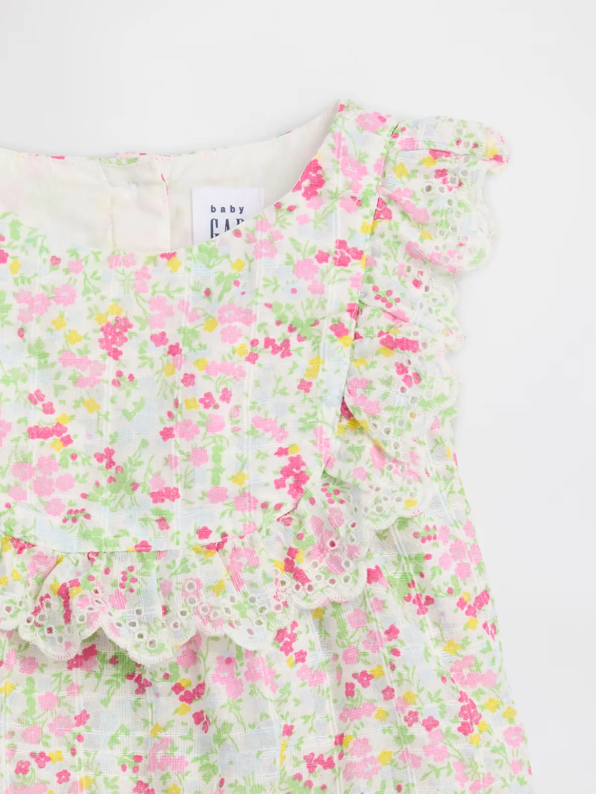 Baby Eyelet Ruffle Outfit Set