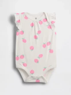 Baby First Favorites Flutter-Sleeve Bodysuit