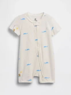 Baby First Favorites Organic Cotton Shorty One-Piece