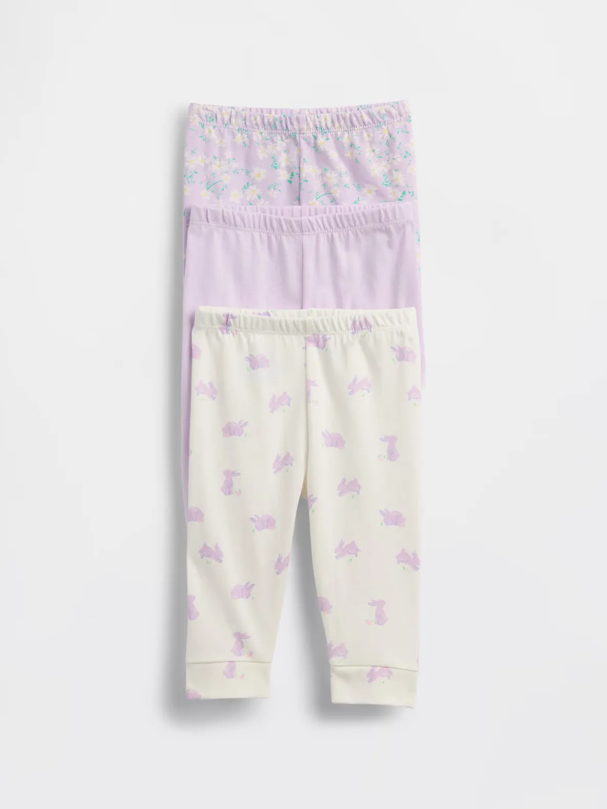 Baby First Favorites Organic Cotton Pull-On Pants (3-Pack)