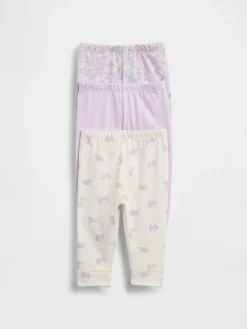 Baby First Favorites Organic Cotton Pull-On Pants (3-Pack)