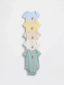 Baby First Favorites Organic Cotton Bodysuit (5-Pack)