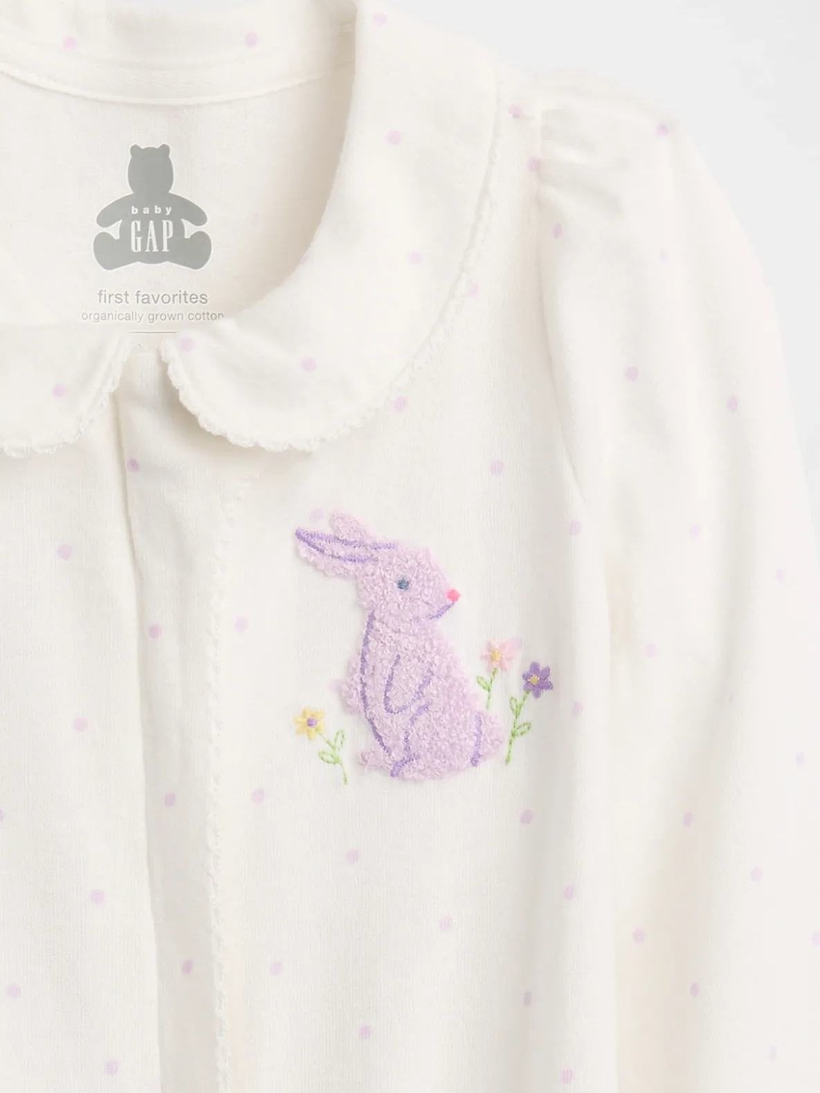 Baby First Favorites Organic Cotton Footed One-Piece