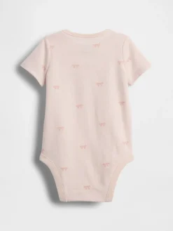 Baby First Favorites Organic Cotton Bow Bodysuit