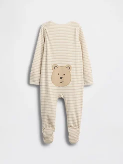 Baby First Favorites Organic Cotton Brannan Bear One-Piece