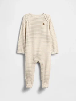 Baby First Favorites Organic Cotton Brannan Bear One-Piece