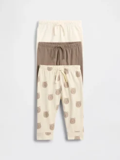 Baby First Favorites Organic Cotton Pull-On Pants (3-Pack)