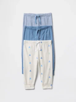 Baby First Favorites Organic Cotton Pull-On Pants (3-Pack)
