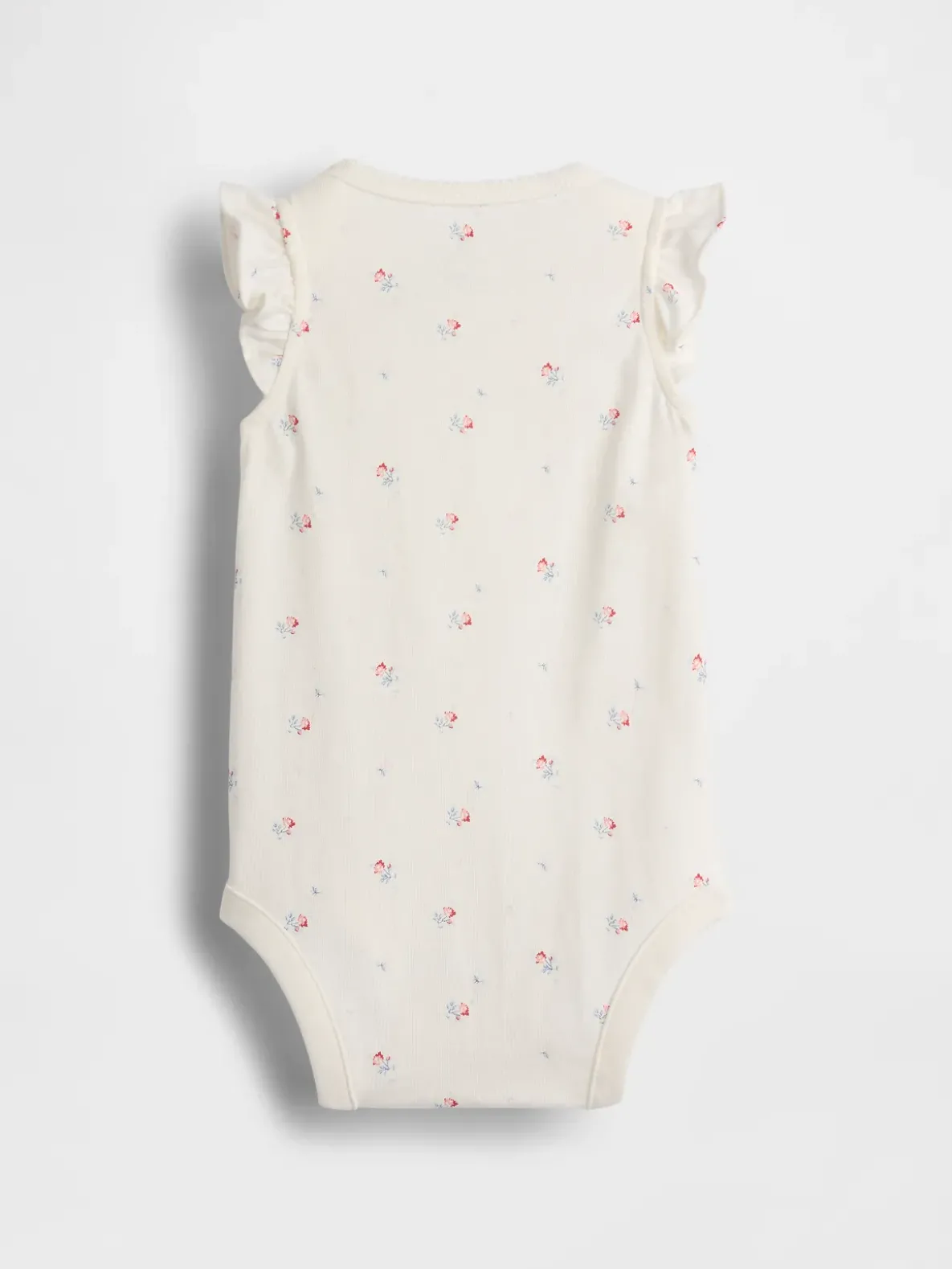 Baby First Favorites Organic Cotton Flutter-Sleeve Bodysuit