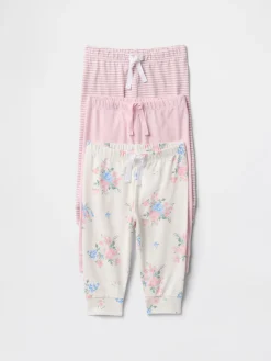 Baby First Favorites Organic Cotton Pull-On Pants (3-Pack)