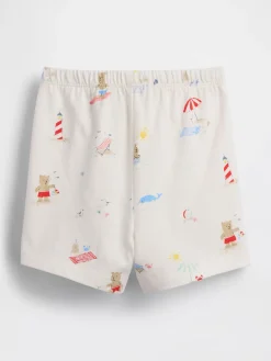 Baby First Favorites Organic Cotton Beach Bear Shorts
