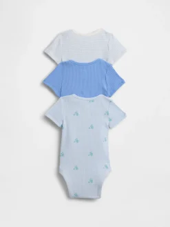 Baby First Favorites TinyRib Bodysuit (3-Pack)