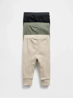 Baby First Favorites TinyRib Pants (3-Pack)