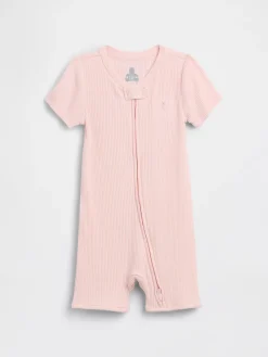 Baby First Favorites TinyRib Shorty One-Piece