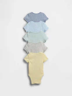Baby First Favorites TinyRib Bodysuit (5-Pack)