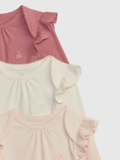 Baby First Favorites TinyRib Bodysuit (3-Pack)