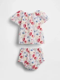 Baby Floral Outfit Set
