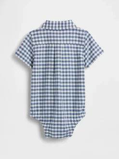 Baby Gingham Oxford Bodysuit
