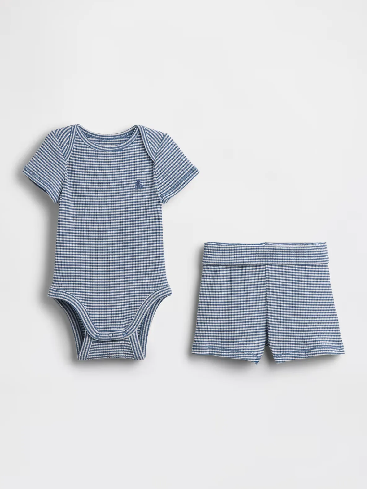 Baby Grow-With-Me TinyRib Short Set