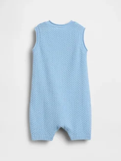 Baby Ice Cream Bear Crochet Shorty One-Piece