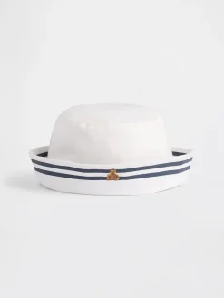 Baby Linen-Cotton Sailor Bucket Hat