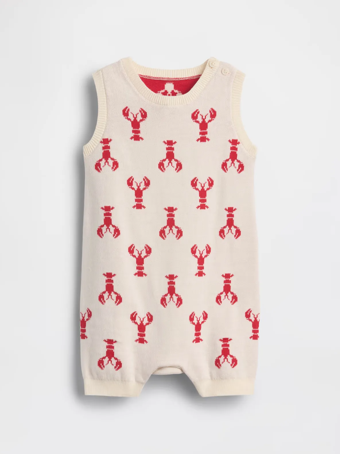 Baby Lobster Sweater Shorty One-Piece