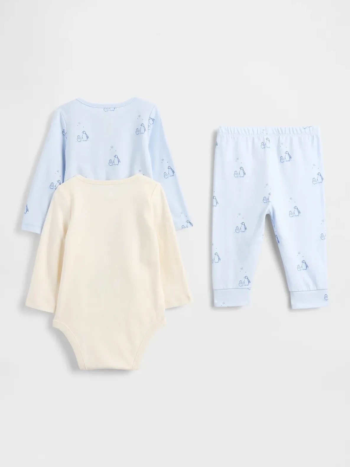 Baby Organic Cotton Bodysuit Outfit Set (3-Pack)